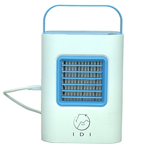 Desktop Air Conditioning Portable Air Conditioner Energy Efficient Mini Air Conditioning Fan Giving You Cool Summer baby air conditioning fan (Blue) - B0739WBLFY